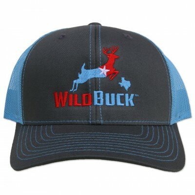 WildBuck Texas RWB Charcoal/Bluebonnet Front