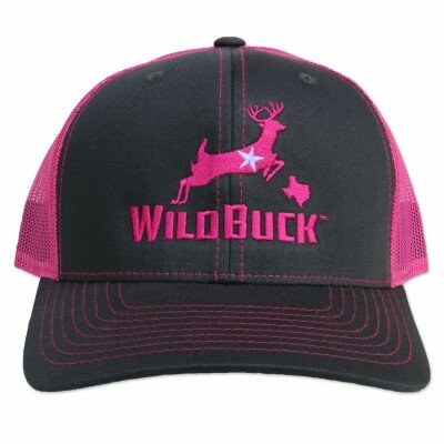 WildBuck Texas Charcoal/Neon Pink Front
