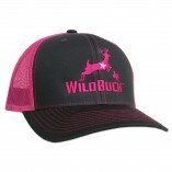 WildBuck Texas Charcoal/Neon Pink Side