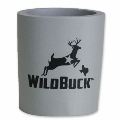 WildBuck Texas Gray Hard Foam Koozie