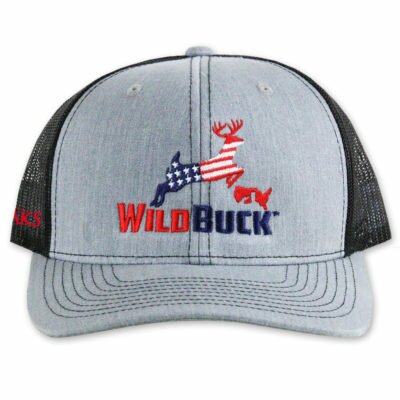 WildBuck USA TO Heather Gray Black Front