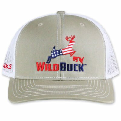 WildBuck USA TO Khaki White Front