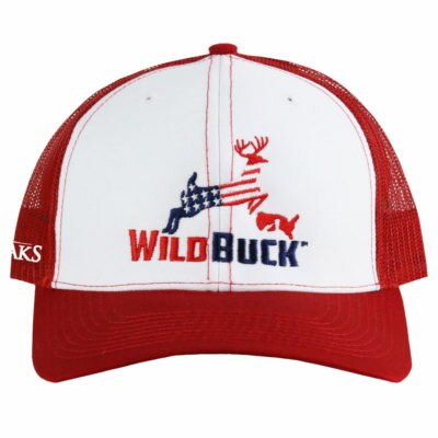 WildBuck USA TO White Red Front