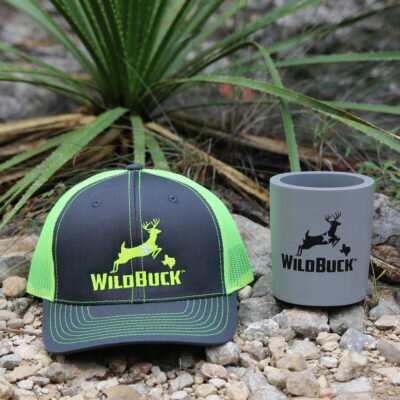 WildBuck Texas Charcoal Neon Yellow Hard Foam Koozie Bundle